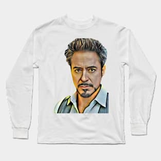 Robert Downey,jr Long Sleeve T-Shirt